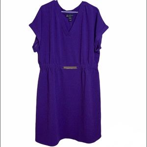 Lane Bryant Elastic Waist Purple Dress